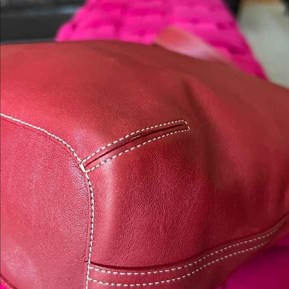 Coach Red Hobo Bag - Picture 12 of 16